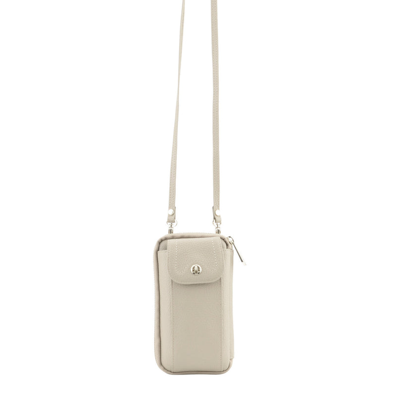 Pourchet Crossbody Mobilväska Ecru