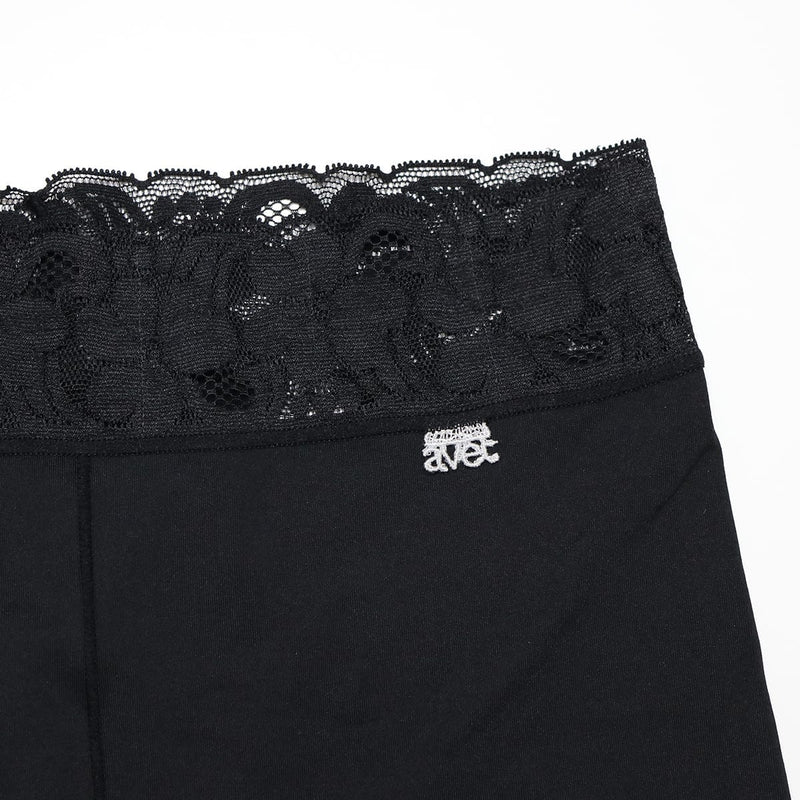Avet Trosa Långa ben i Mikrofiber Black