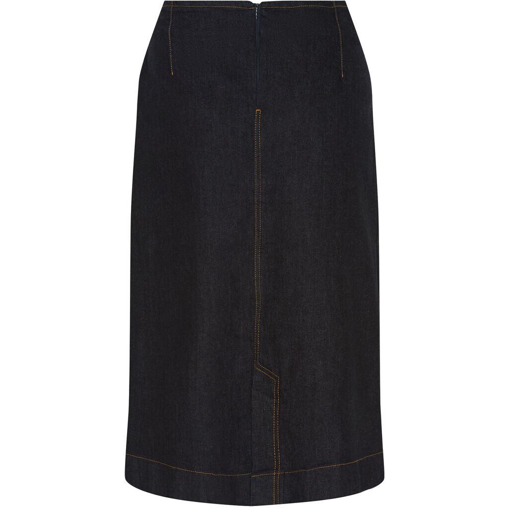 I SAY Como Kjol med hög midja Unwashed Denim