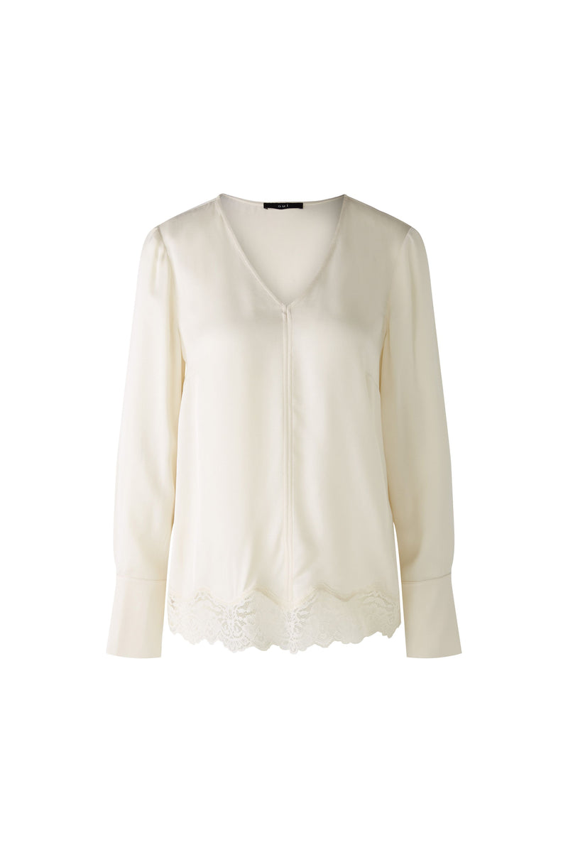 OUI Blus Whitecap Gray
