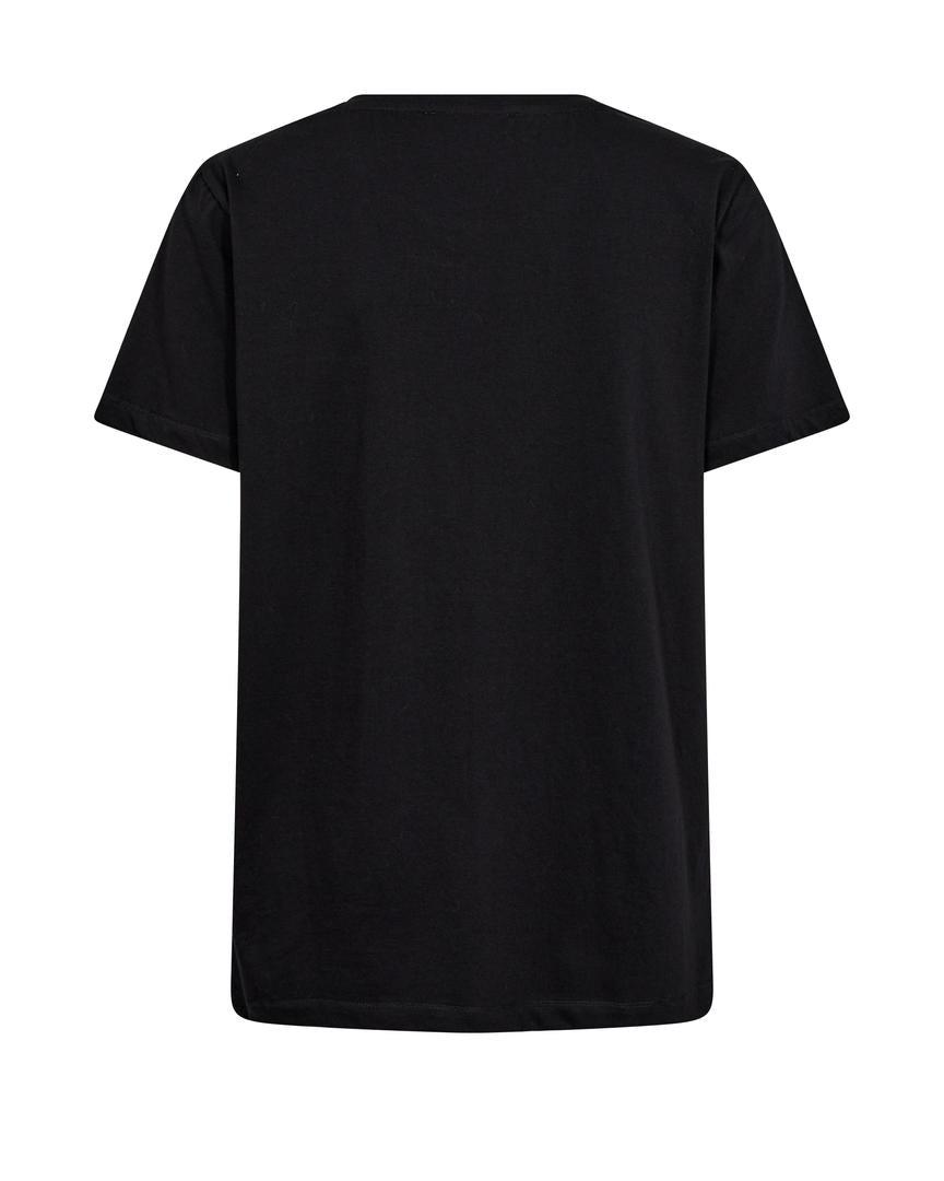 Mos Mosh Ellie O-SS T-shirt Black