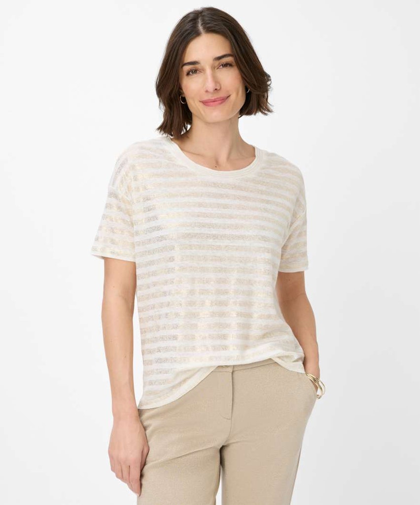 BRAX Linne T-Shirt Candice Almond