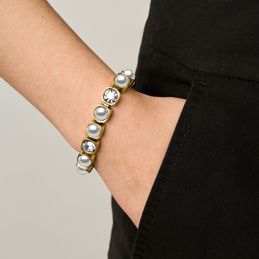 DYRBERG/KERN CONIAN Armband white