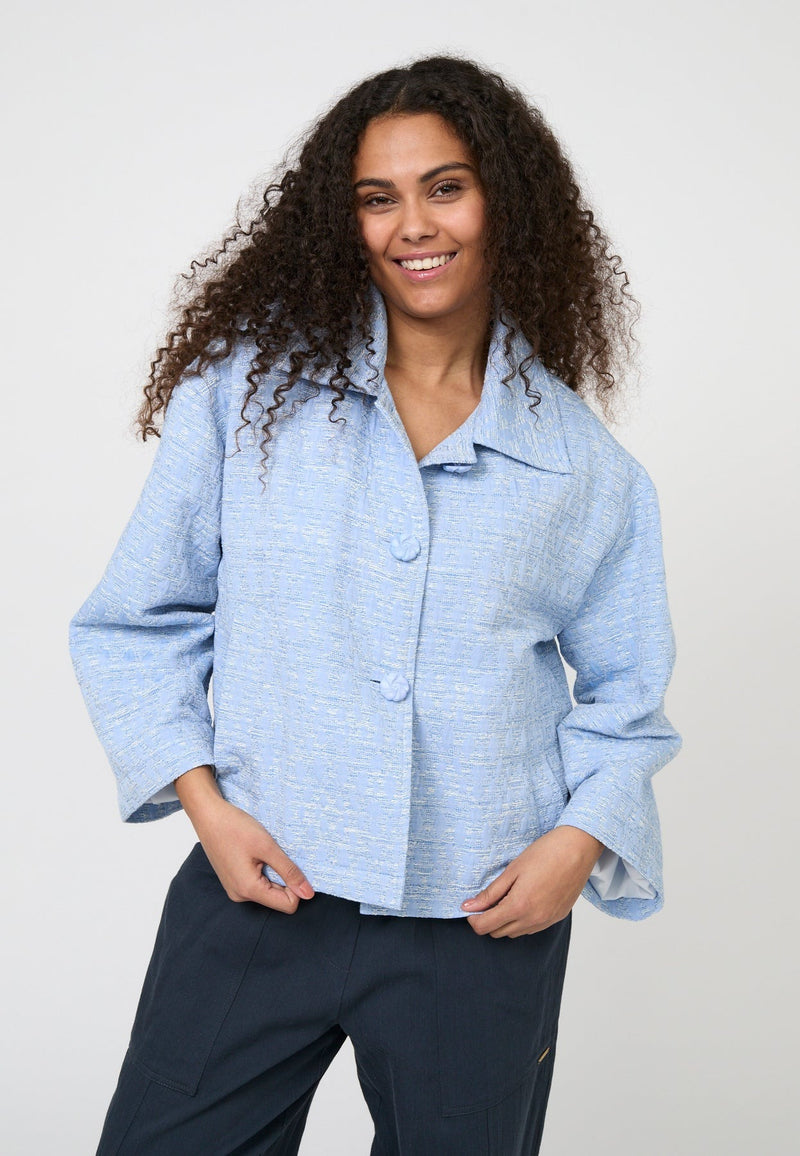 ELTON Jacka Oversize LIGHT BLUE