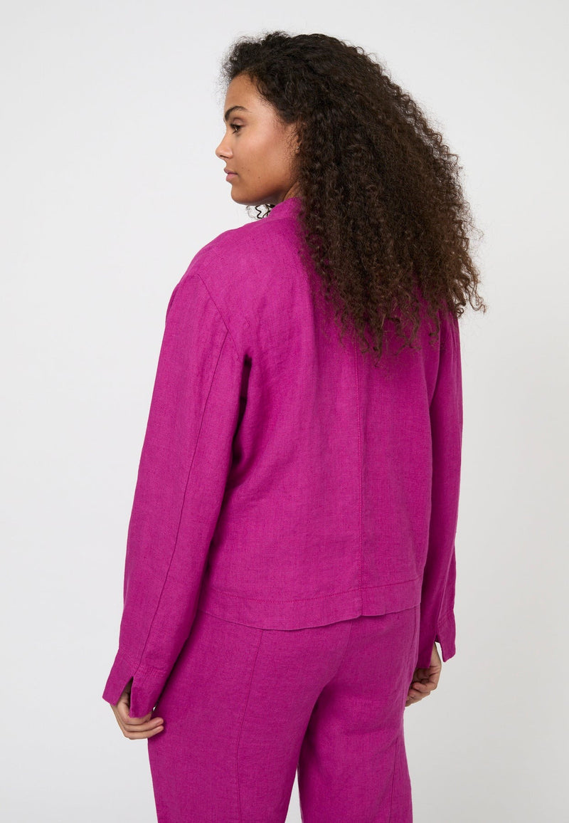 ELTON Raka Linnejacka Fuchsia