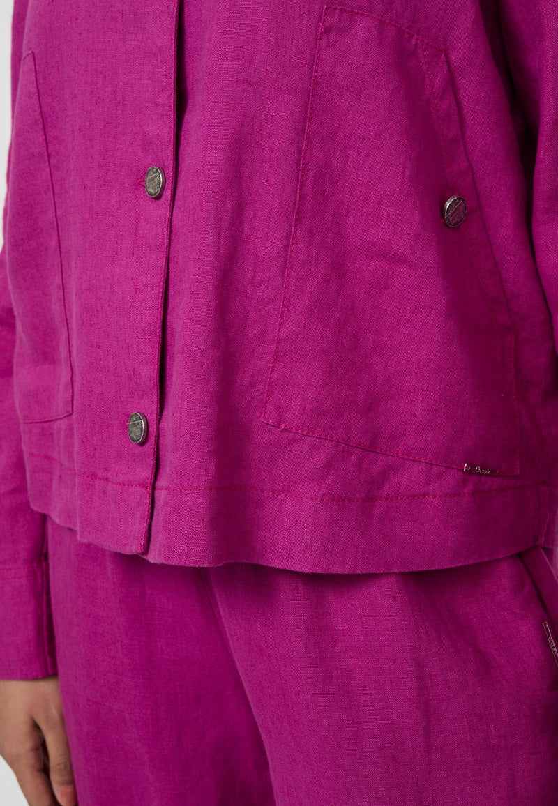 ELTON Raka Linnejacka Fuchsia