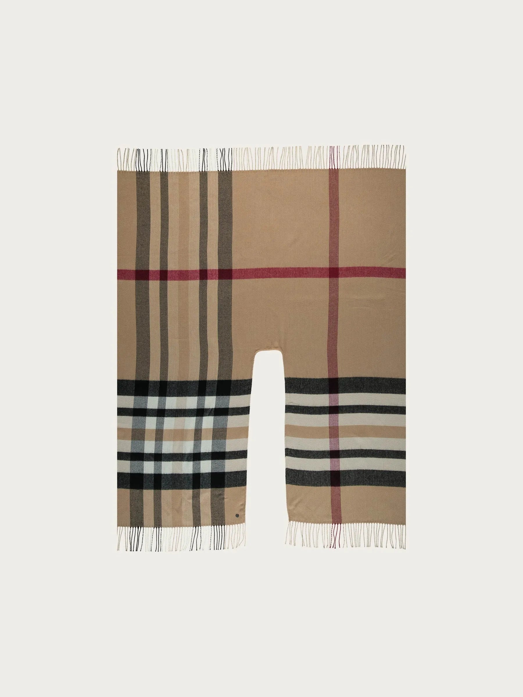 FRAAS Rutig Poncho Latte