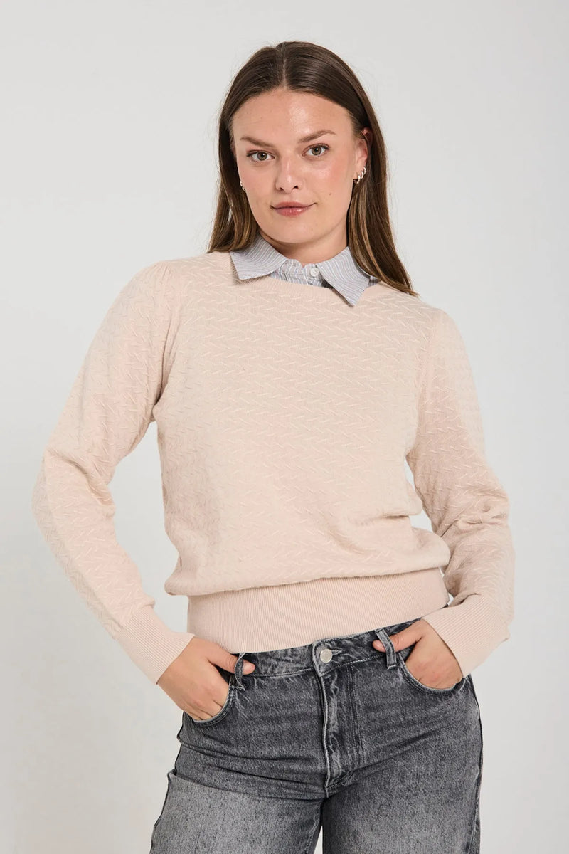 FreeQuent DamKrage Resa Taupe