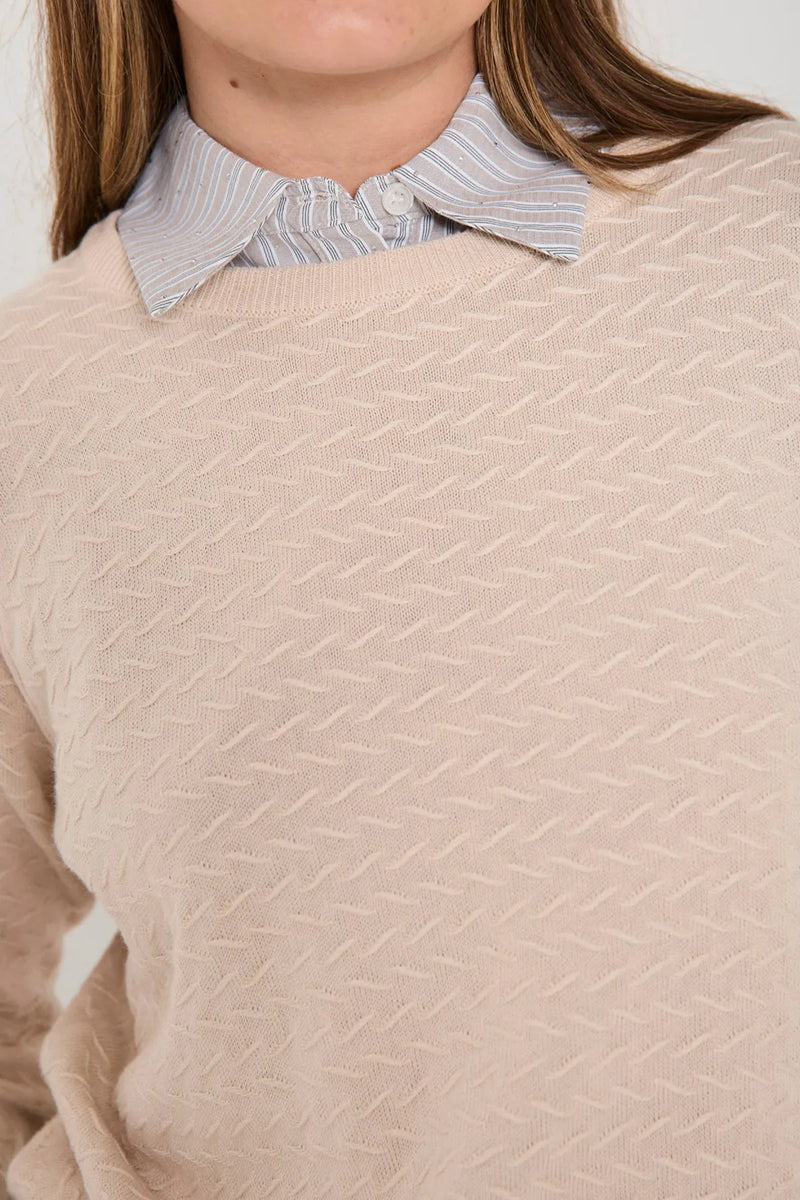 FreeQuent DamKrage Resa Taupe