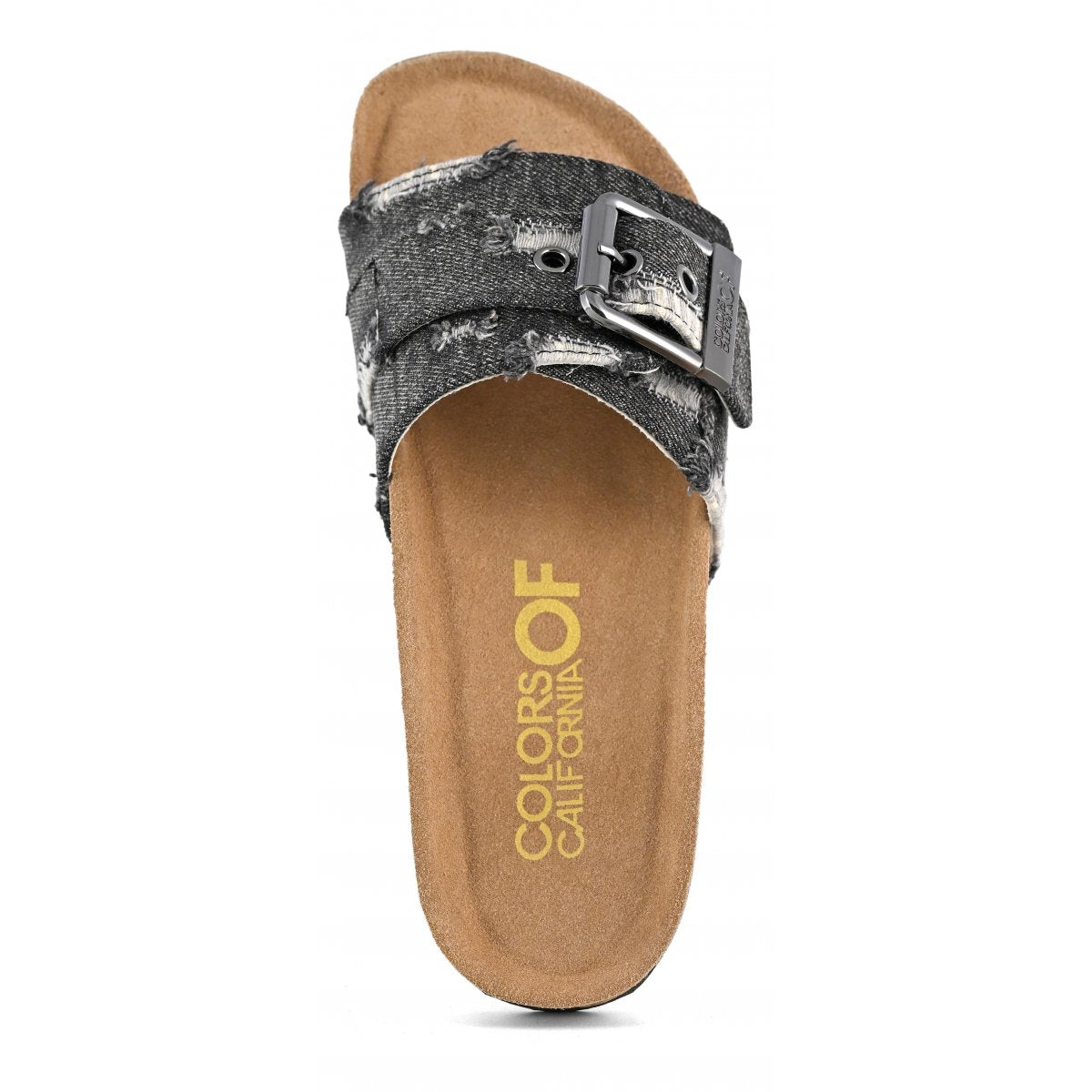 Tofflor Mule Jeans Svart