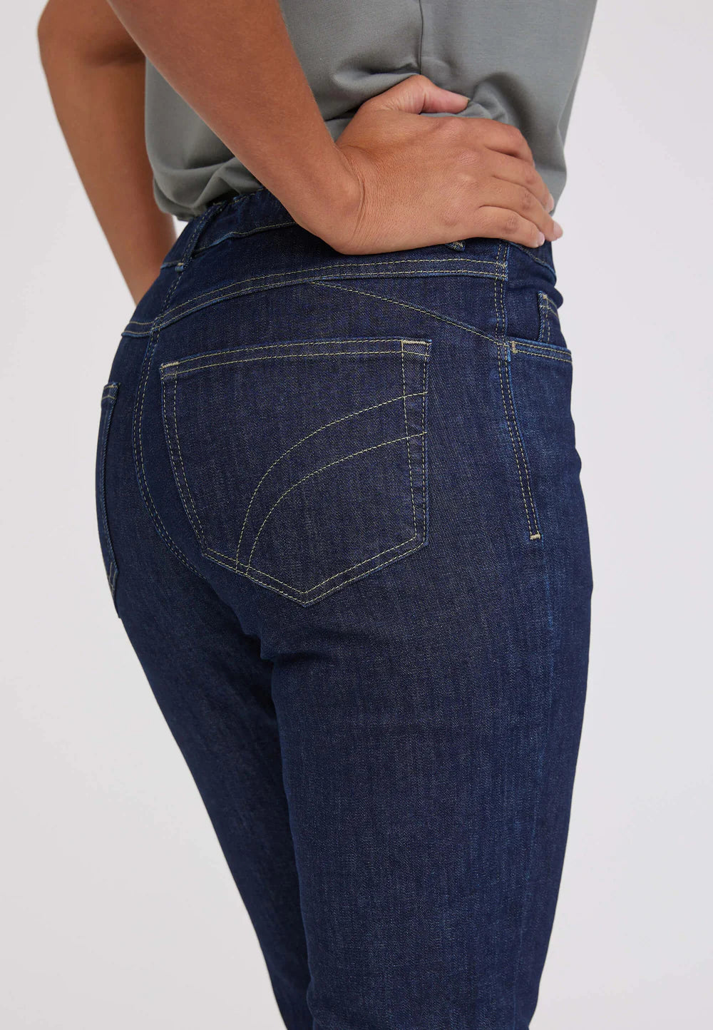 LauRie Byxor Hannah Regular XSL Dark Blue Denim