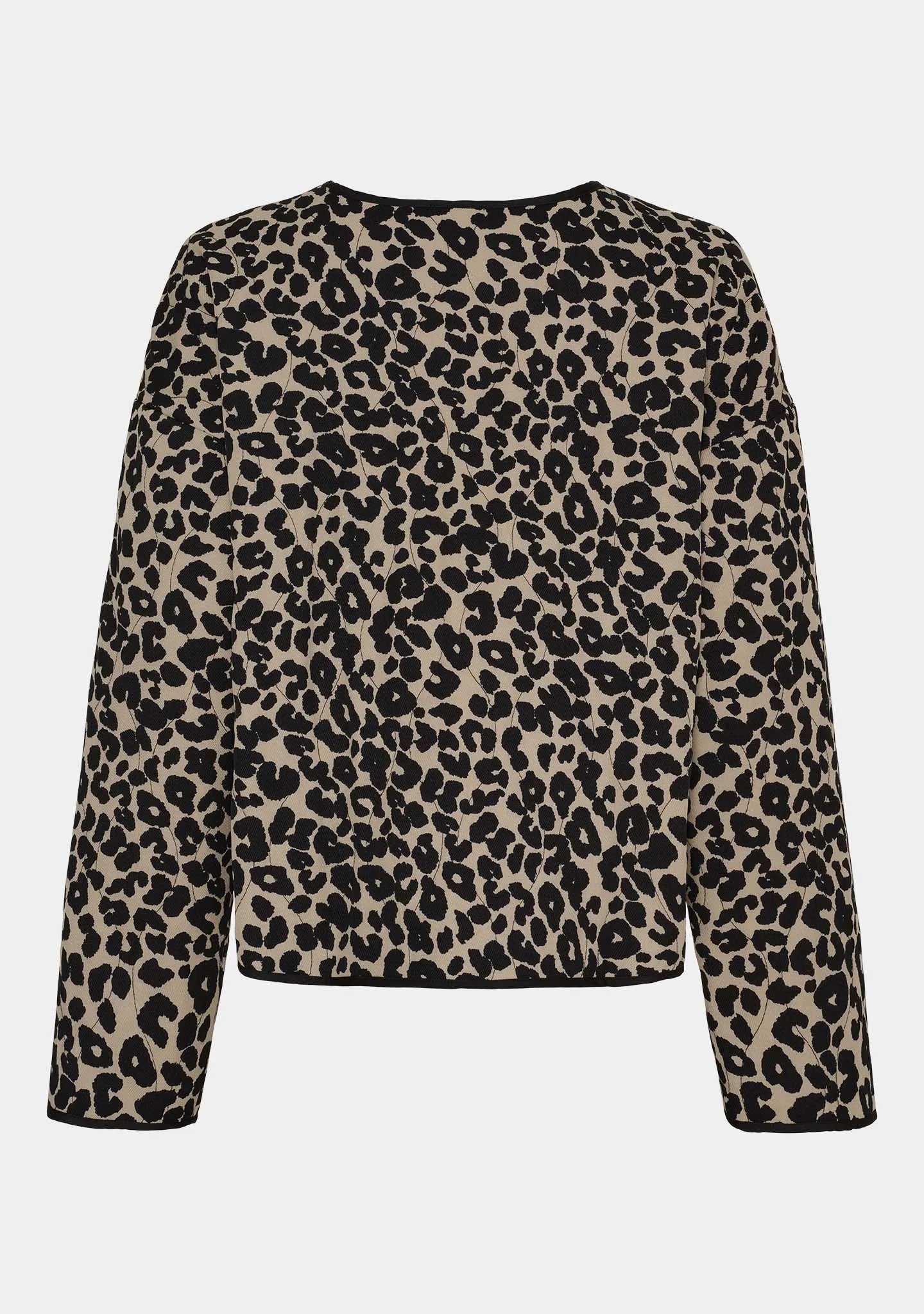I SAY Quiltad Jacka Johanna Svart Animal