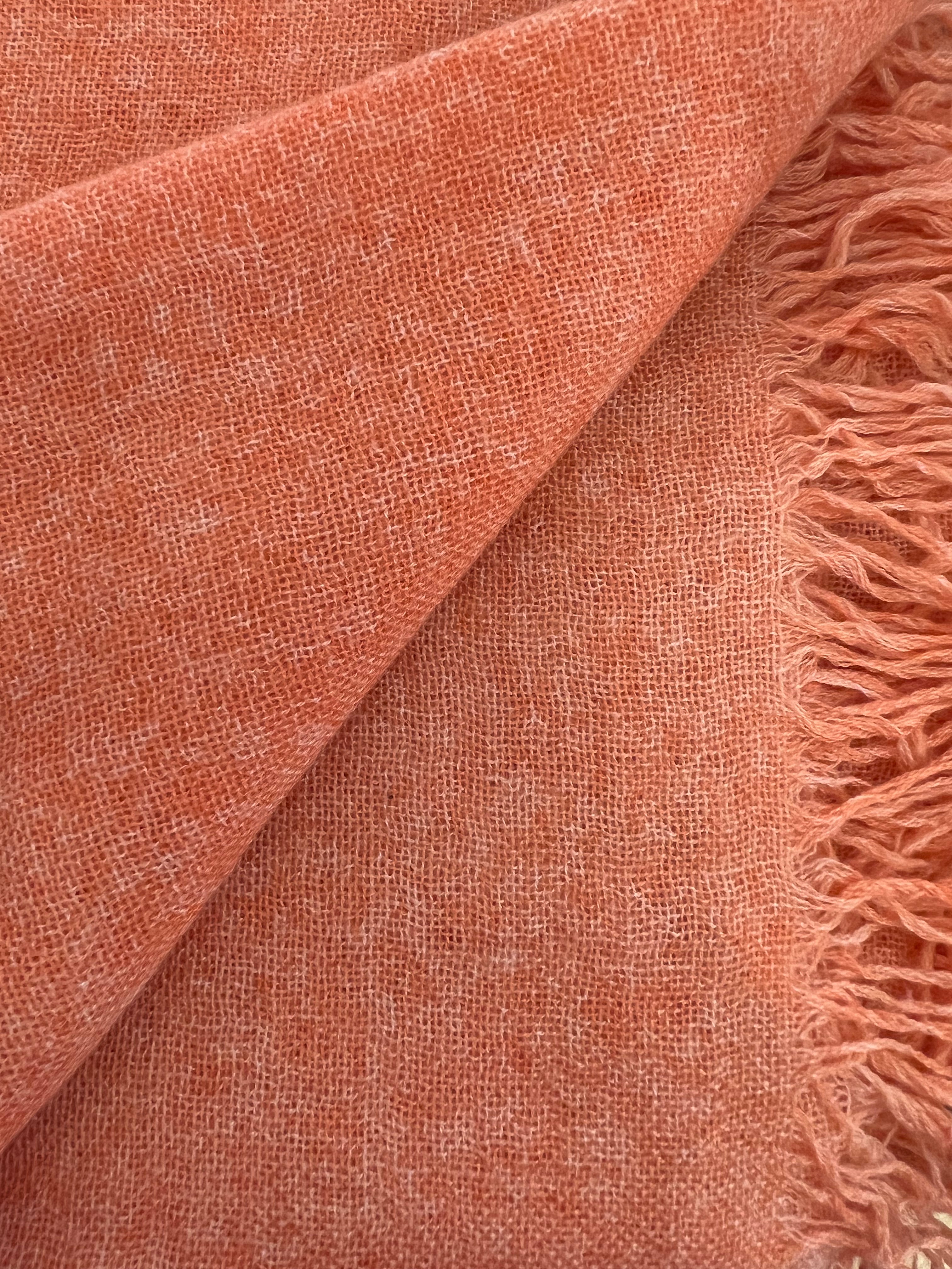 8Design Spray Sjal Cashmere Orange - Fuchsia Fashion Damkläder Nätbutik