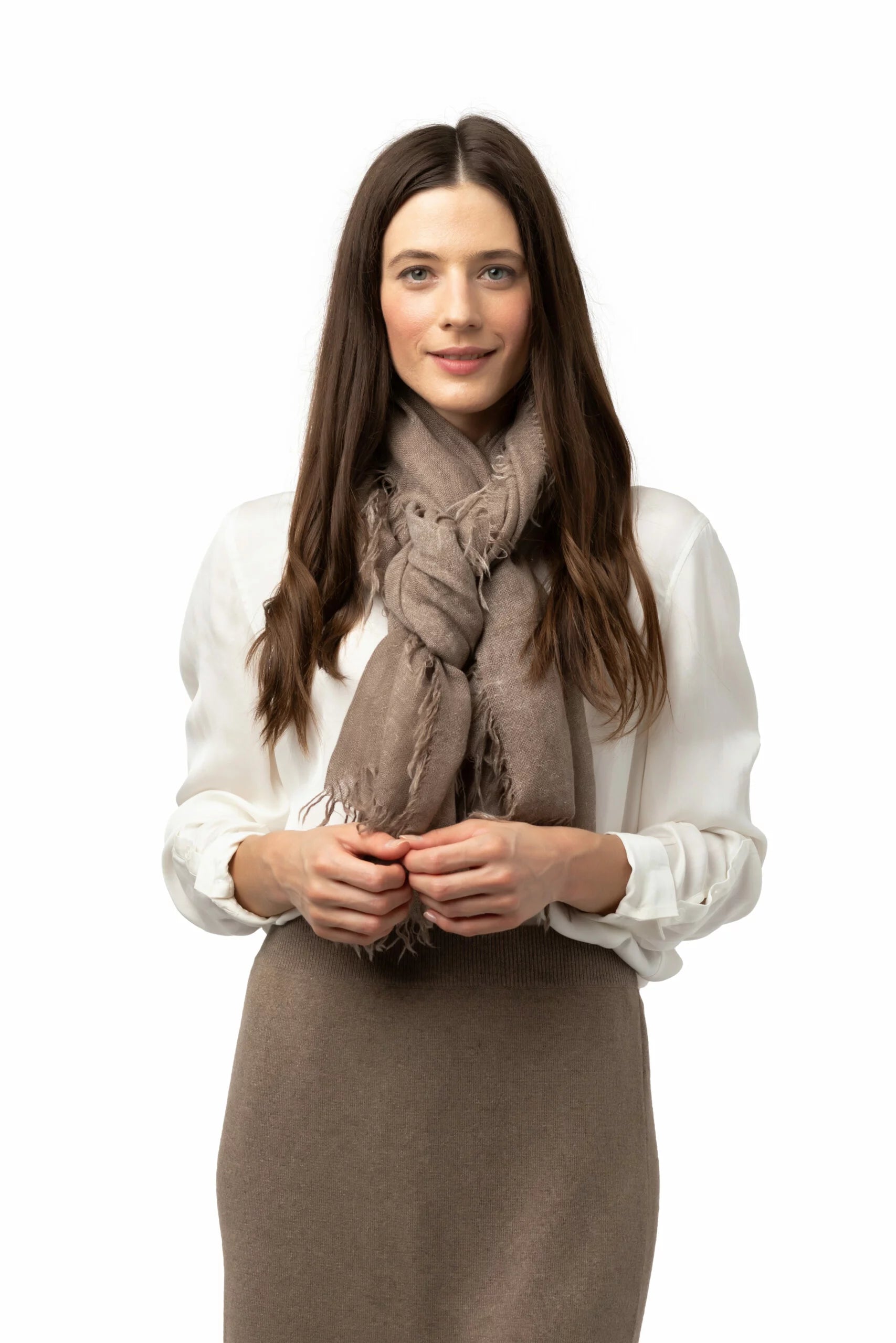 8Design Spray Sjal Cashmere Beige