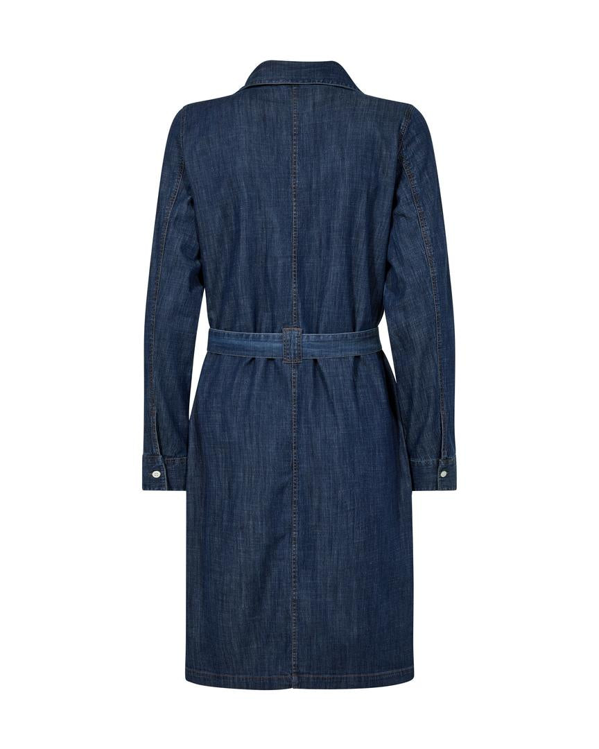 Mos Mosh Denimklänning Malti Blå