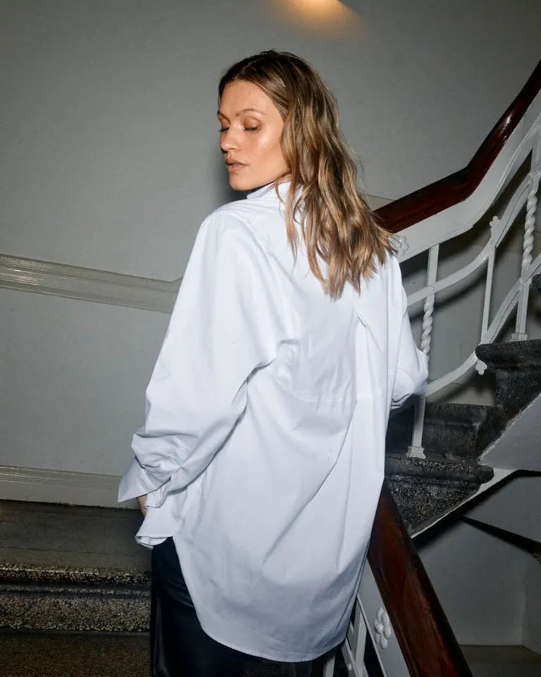 Mos Mosh Skjorta Enola Vit