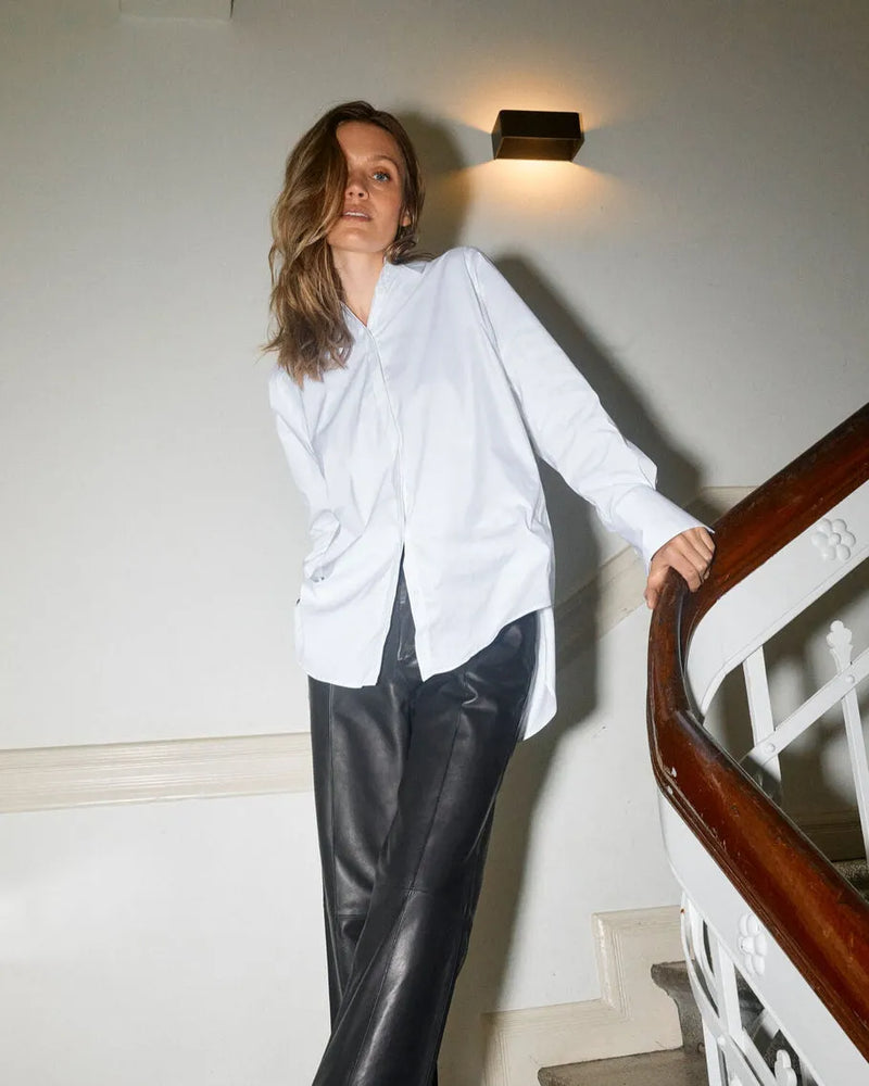 Mos Mosh Skjorta Enola Vit