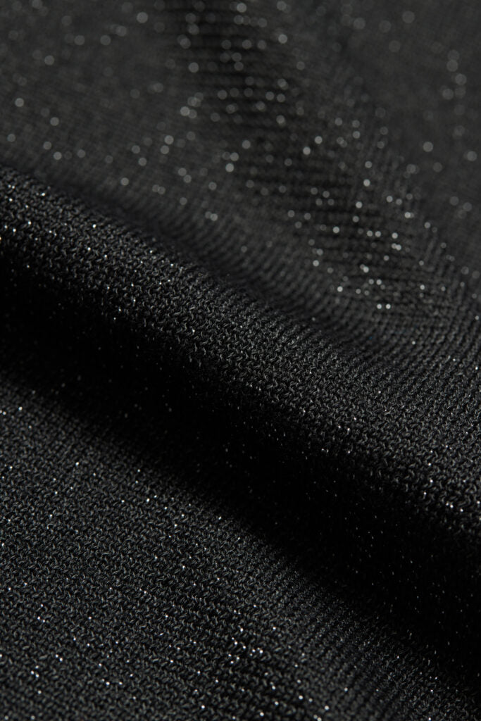 2BIZ Novo Knit Glitter Top Black