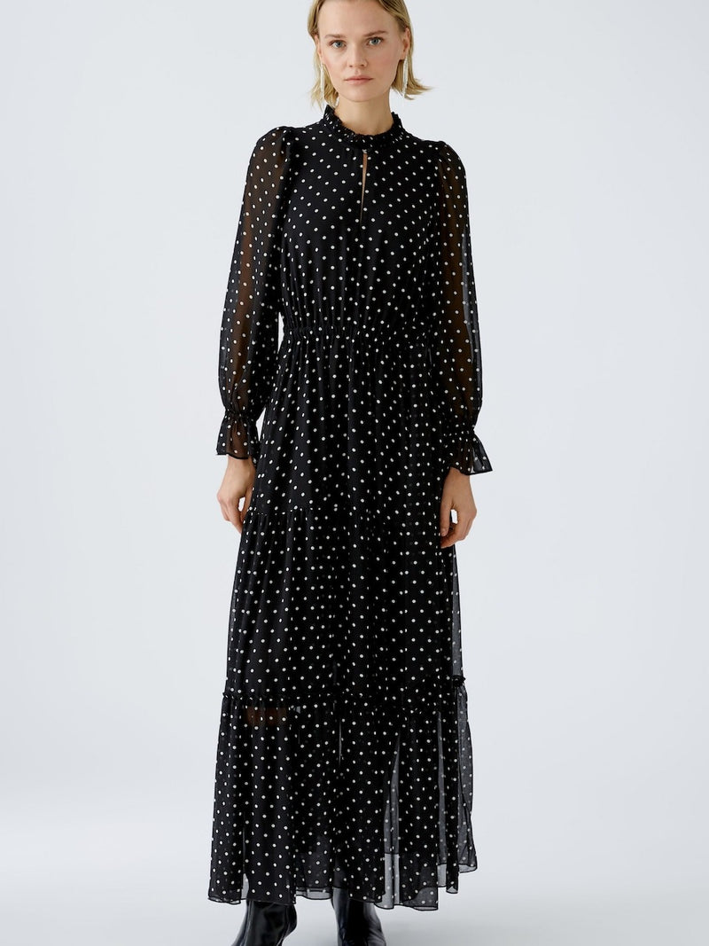 OUI Snygga Klänningar Black offwhite