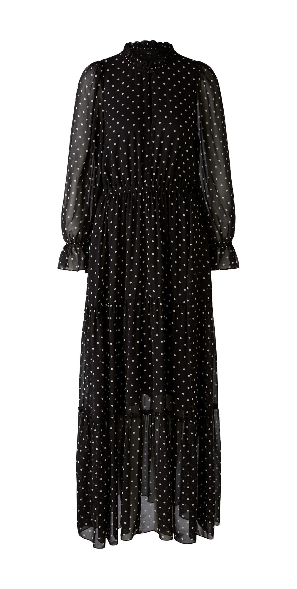 OUI Snygga Klänningar Black offwhite