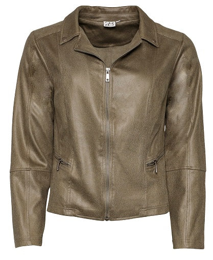 2BIZ Padova Biker Jacka Olive