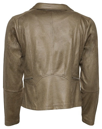 2BIZ Padova Biker Jacka Olive