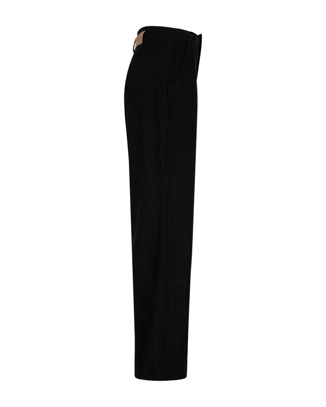 Red Button Byxor Claudette Pinstripe Svart