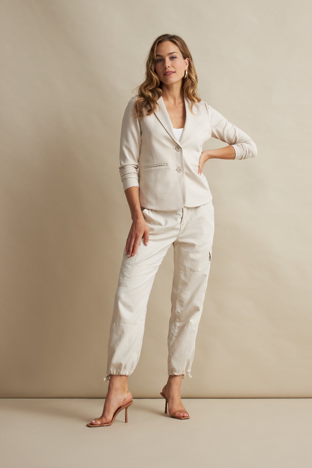 RED BUTTON Conny cargo Linnebyxor pearl
