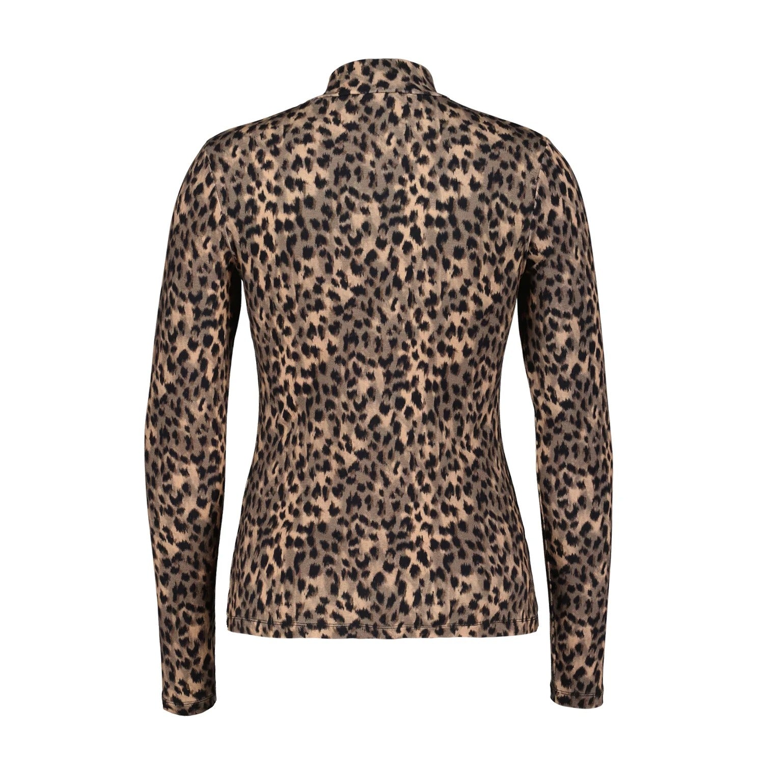 Red Button Rolinde leopard Långärmade Topp Mud