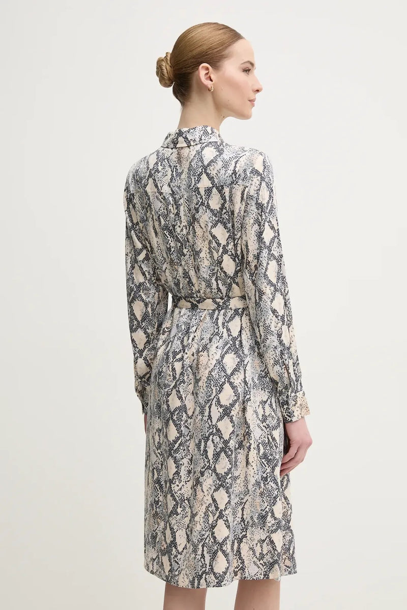 Oui Klänning Stone Grey