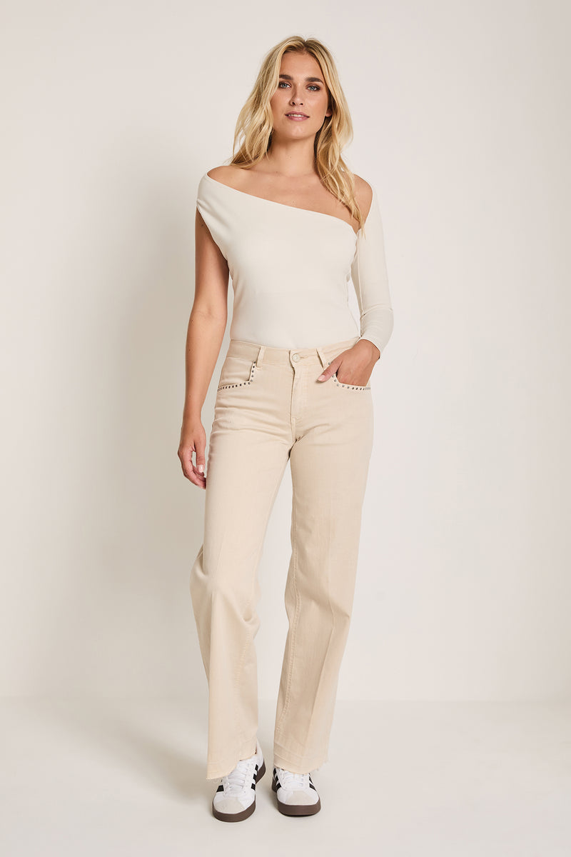 PARA MI Mira Ajour Jeans Sand