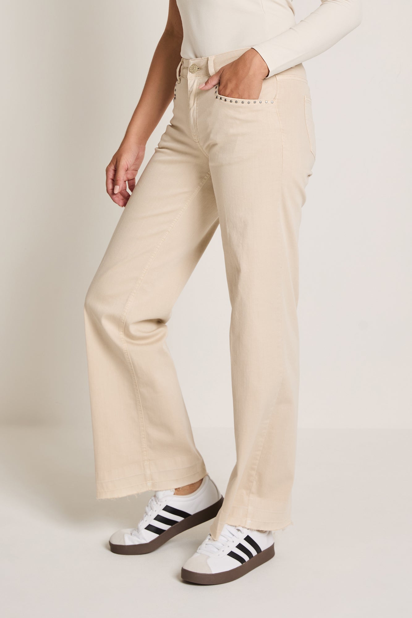 PARA MI Mira Ajour Jeans Sand
