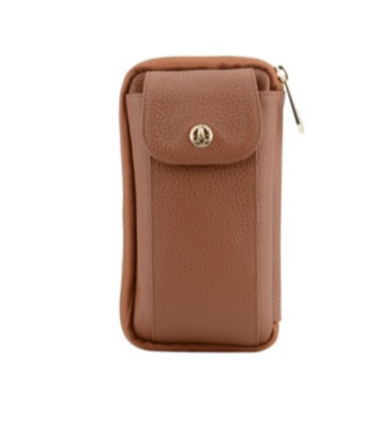 Pourchet Crossbody Mobilväska - Fuchsia Fashion Damkläder Nätbutik