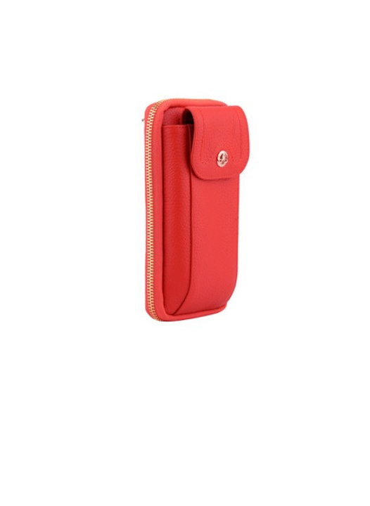 Pourchet Crossbody Mobilväska - Fuchsia Fashion Damkläder Nätbutik