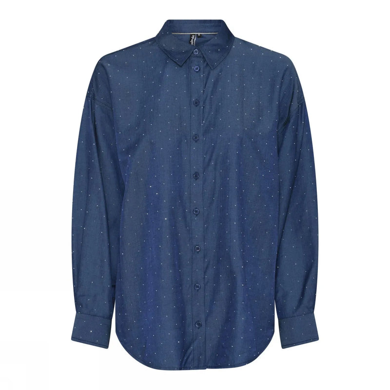 Soulmate Prickig Skjorta Ditte 2 Blå