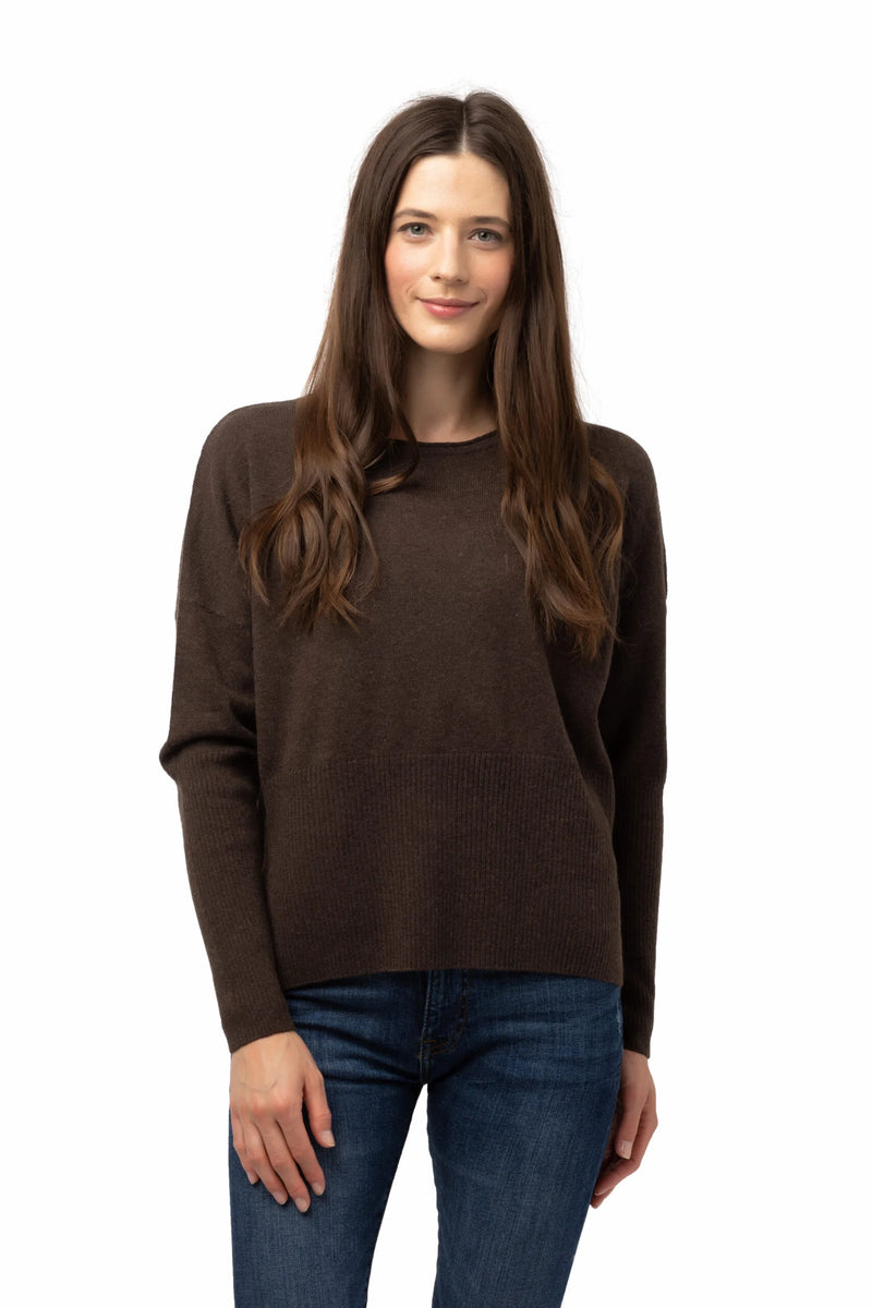 8Design Rib Tröja Brun