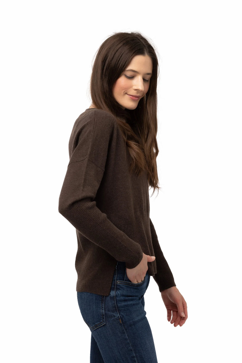 8Design Rib Tröja Brun