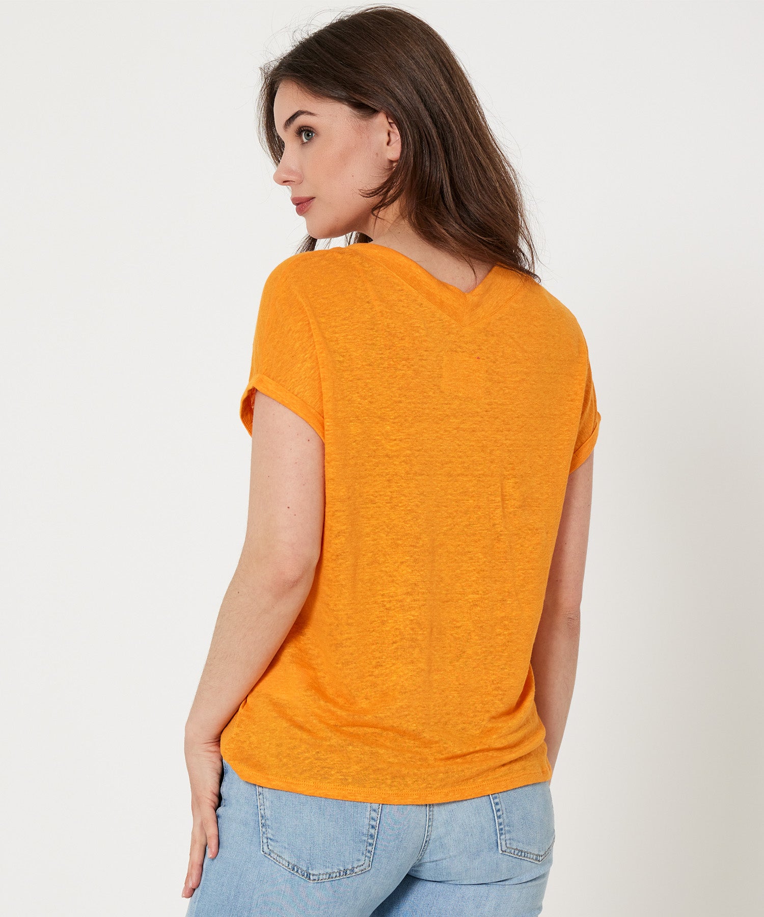 OUI T-shirt Flame Orange