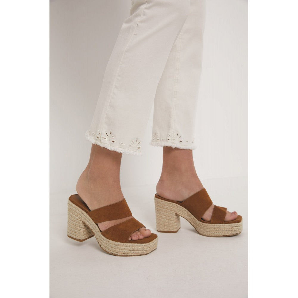 PARA MI Kim Ajour Color Denim Byxor Off White