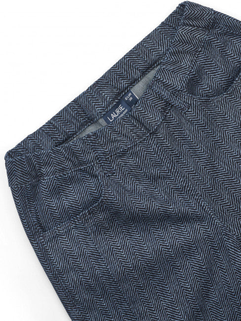 LAURIE Kelly Regular ML Blue Denim Herringbone