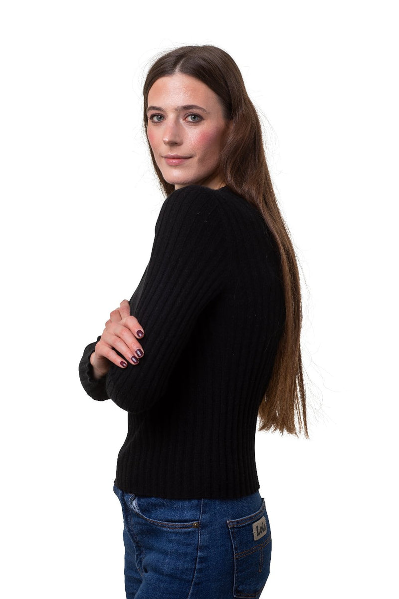 8Design Ella Kashmirtröja Långärmad svart