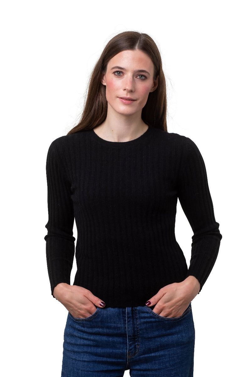 8Design Ella Kashmirtröja Långärmad svart