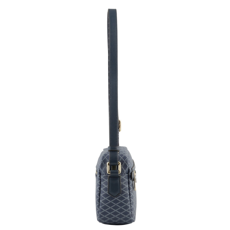 Pourchet Waves Cross Body Väska Navy