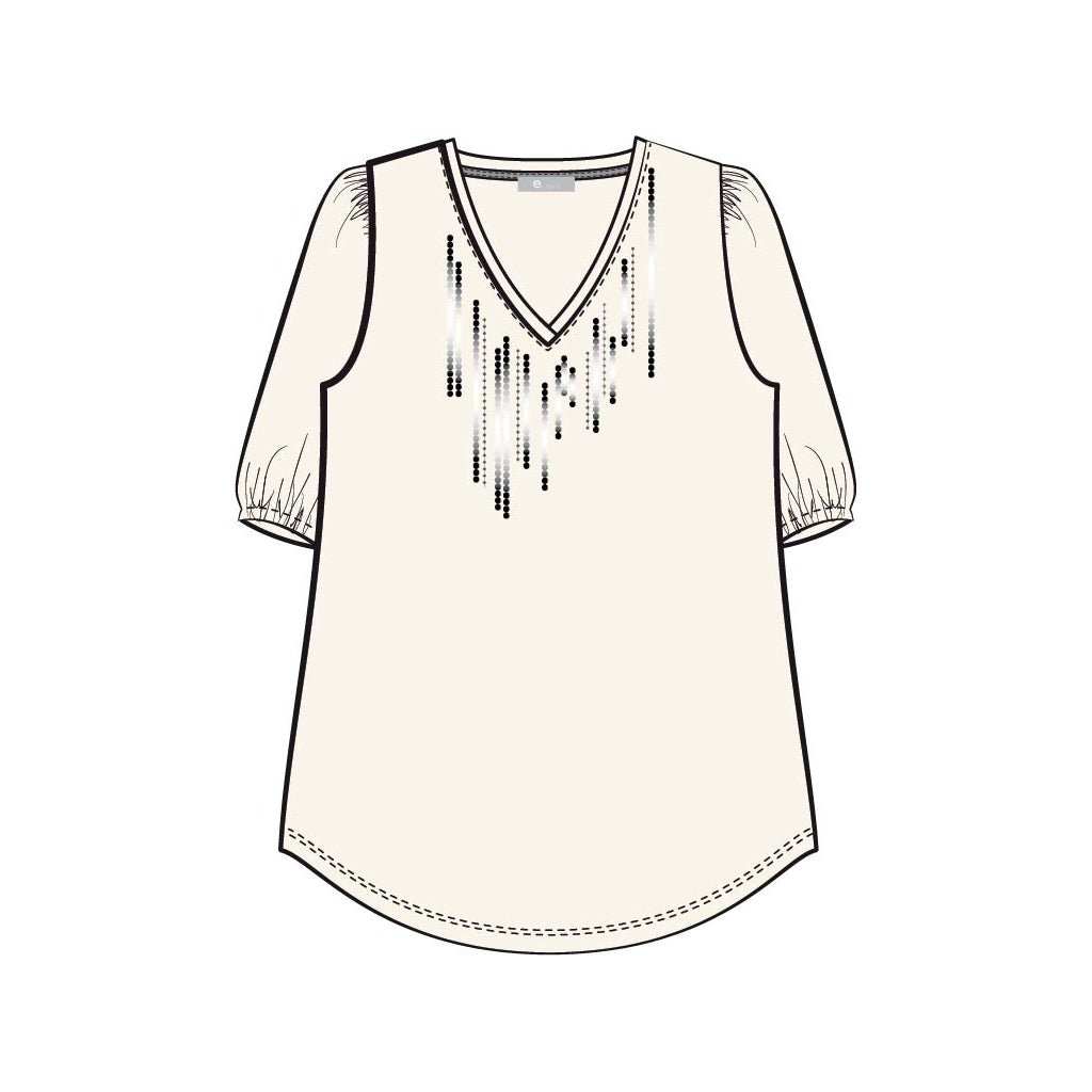 Elton Efra Top m. Glitter