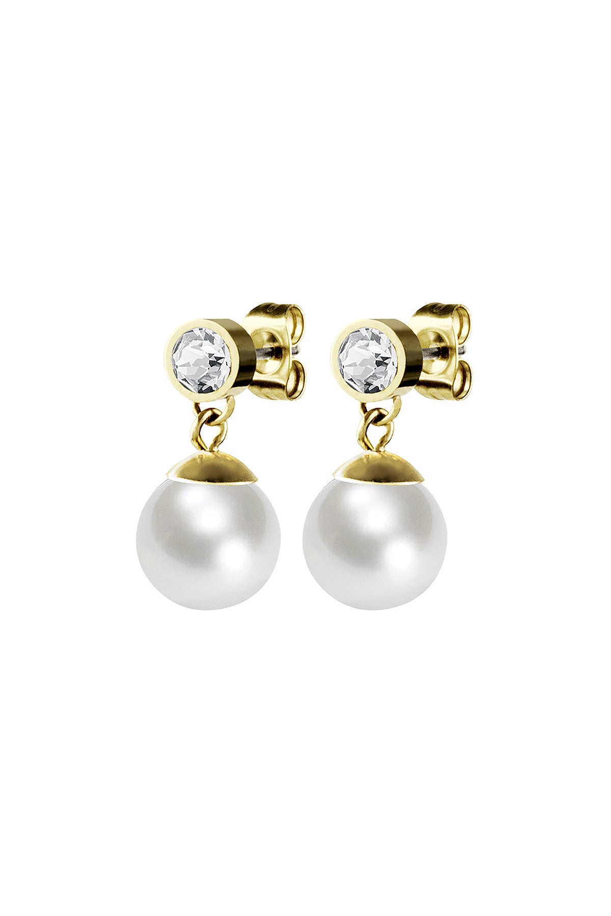 DYRBERG/KERN-Örhängen Bess SG White Pearl