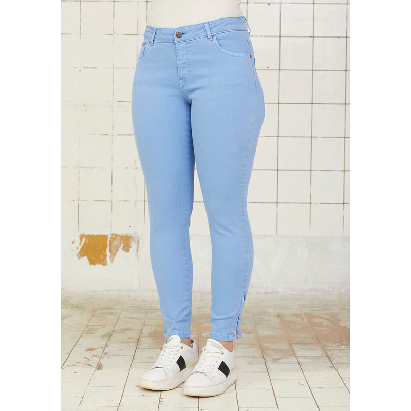 ISAY Como Zip Byxor Sky Blue