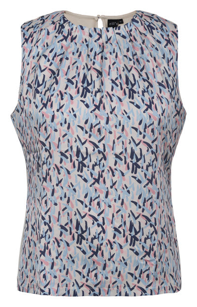 Ril's Lucca Top Bluepink