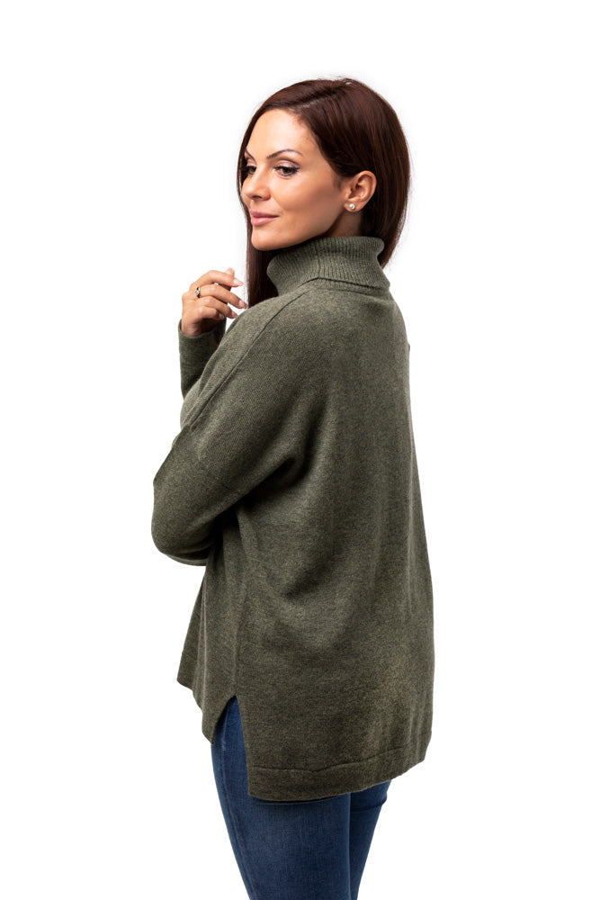 8Design Polotröja i Kashmir Klassik Olive