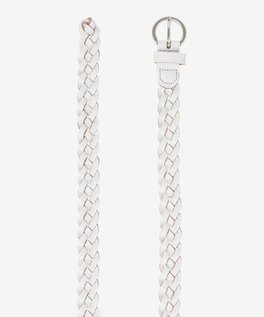 BRAX Läderbälte White