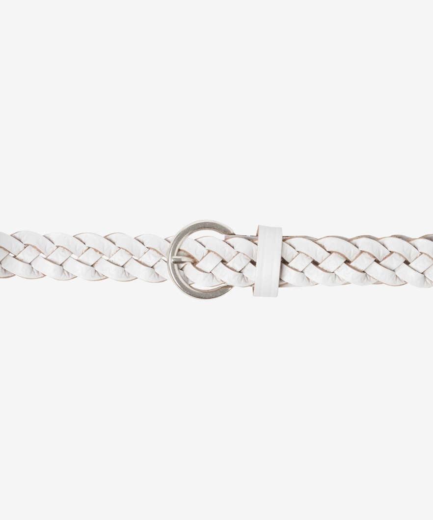 BRAX Läderbälte White